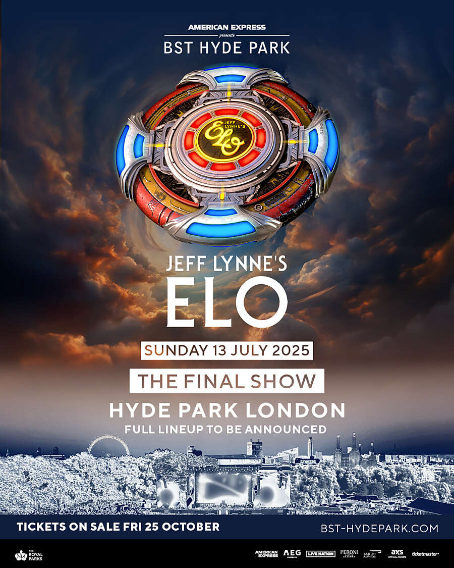 ELO announce 2025 headline of BST Hyde Park as last ever live show
