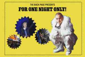 For One Night Only!: East 17’s Tony Mortimer curates his dream gig for DIY’s back page