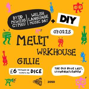 Gillie joins bill for DIY & Dydd Miwsig Cymru London show next month