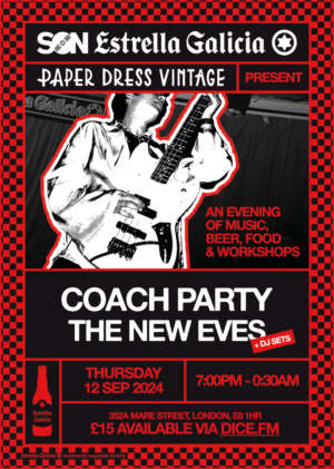 Coach Party & The New Eves to play at SON Estrella Galicia's next London micro-festival